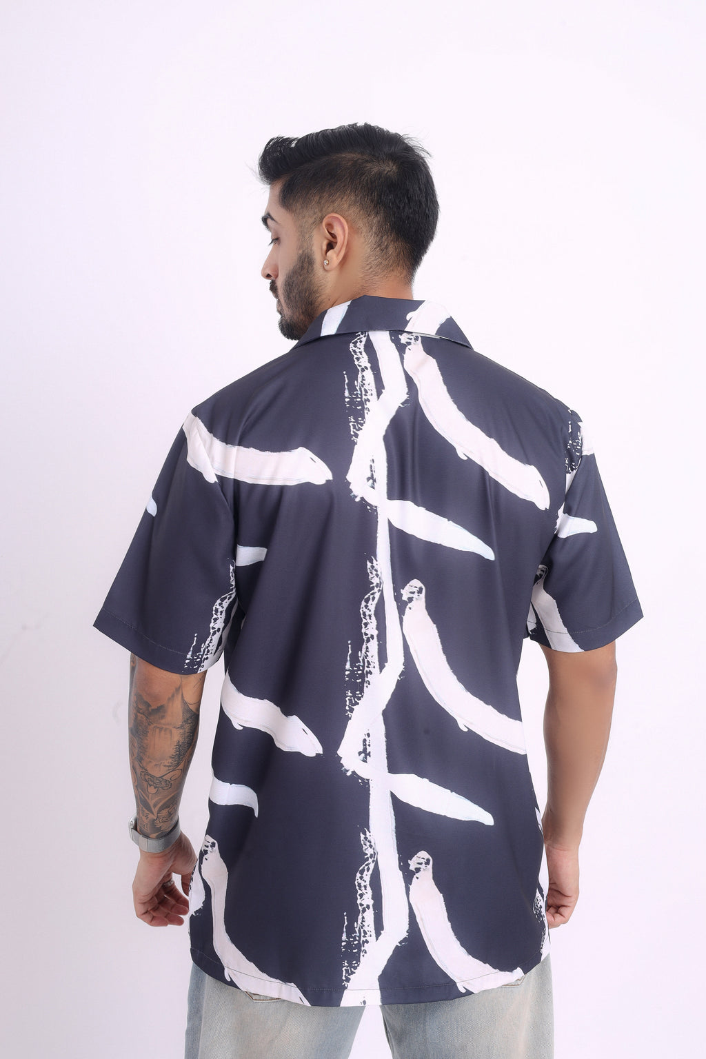 BRUSHSTROKE NOIR SHIRT