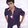 Violet Ink Splash Shirt