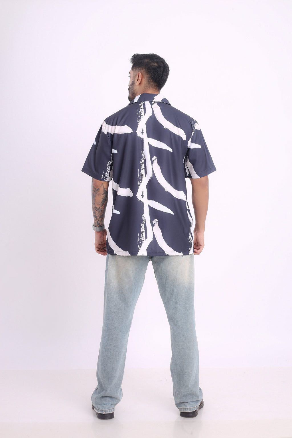BRUSHSTROKE NOIR SHIRT