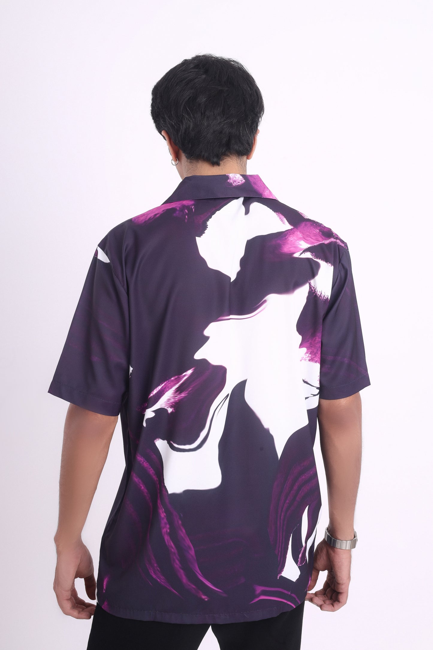 Violet Ink Splash Shirt
