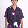 Violet Ink Splash Shirt
