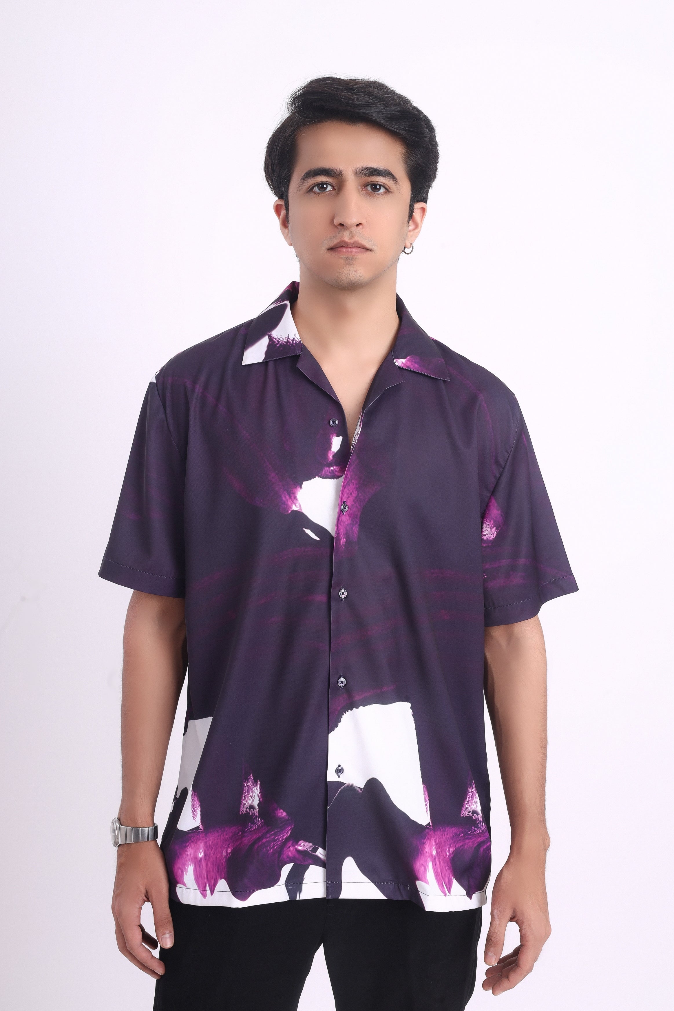 VIOLET INK SPLASH SHIRT