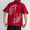 Crimson Red Cotton Shirt