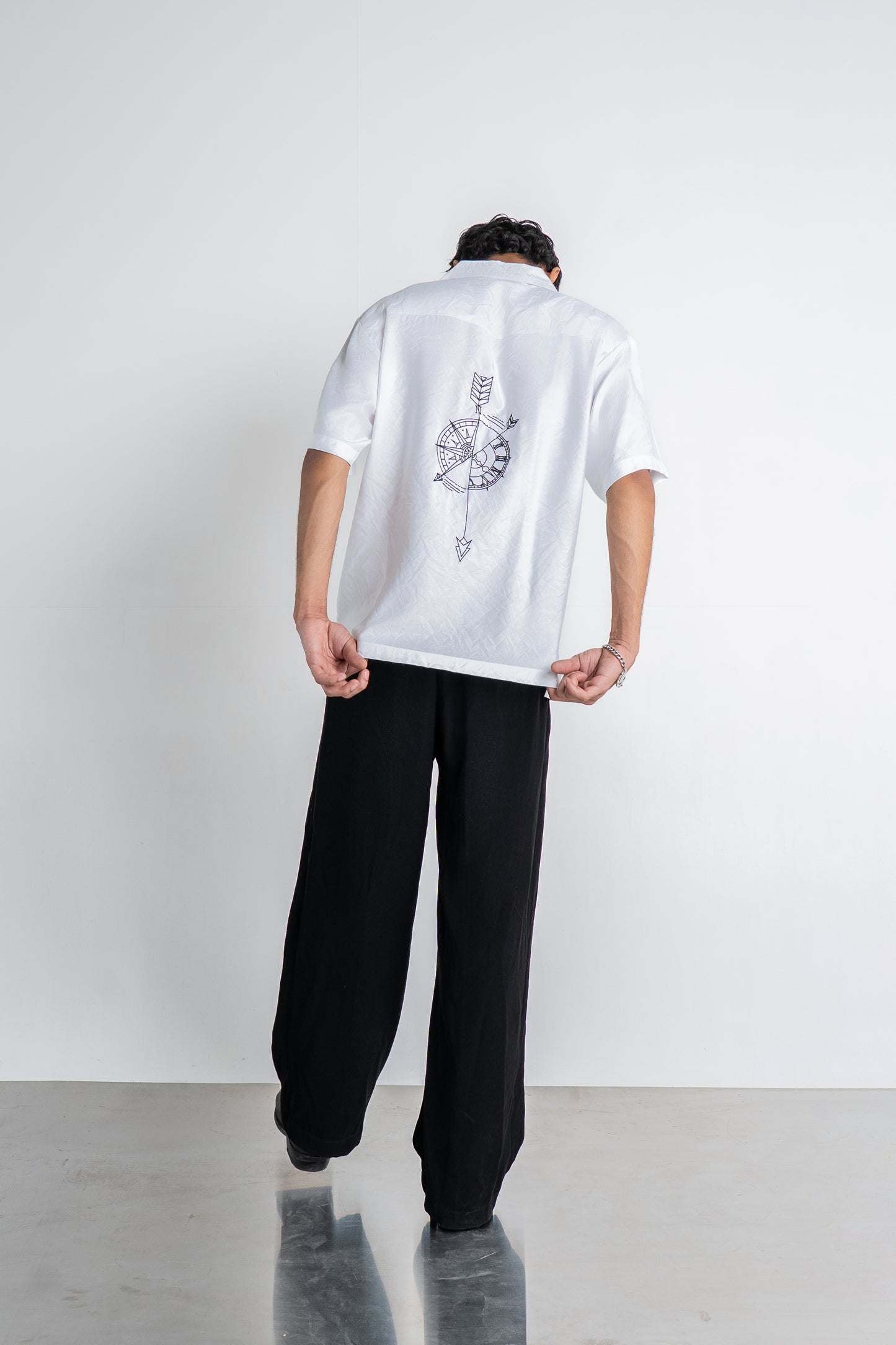 White Paper Crushed Shirt
