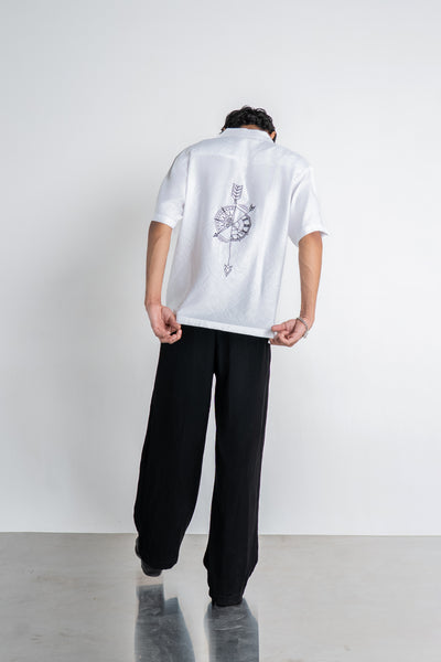 White Paper Crushed Shirt