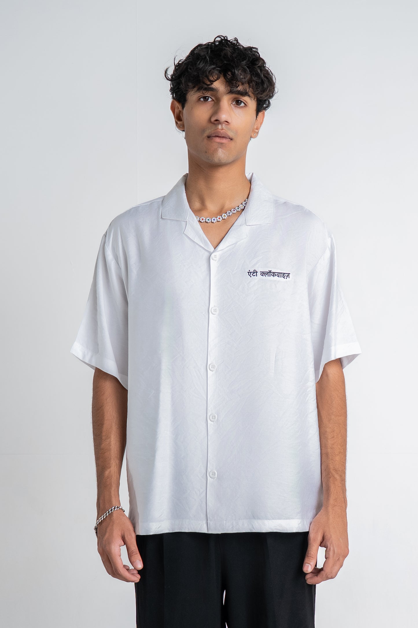 White Paper Crushed Shirt