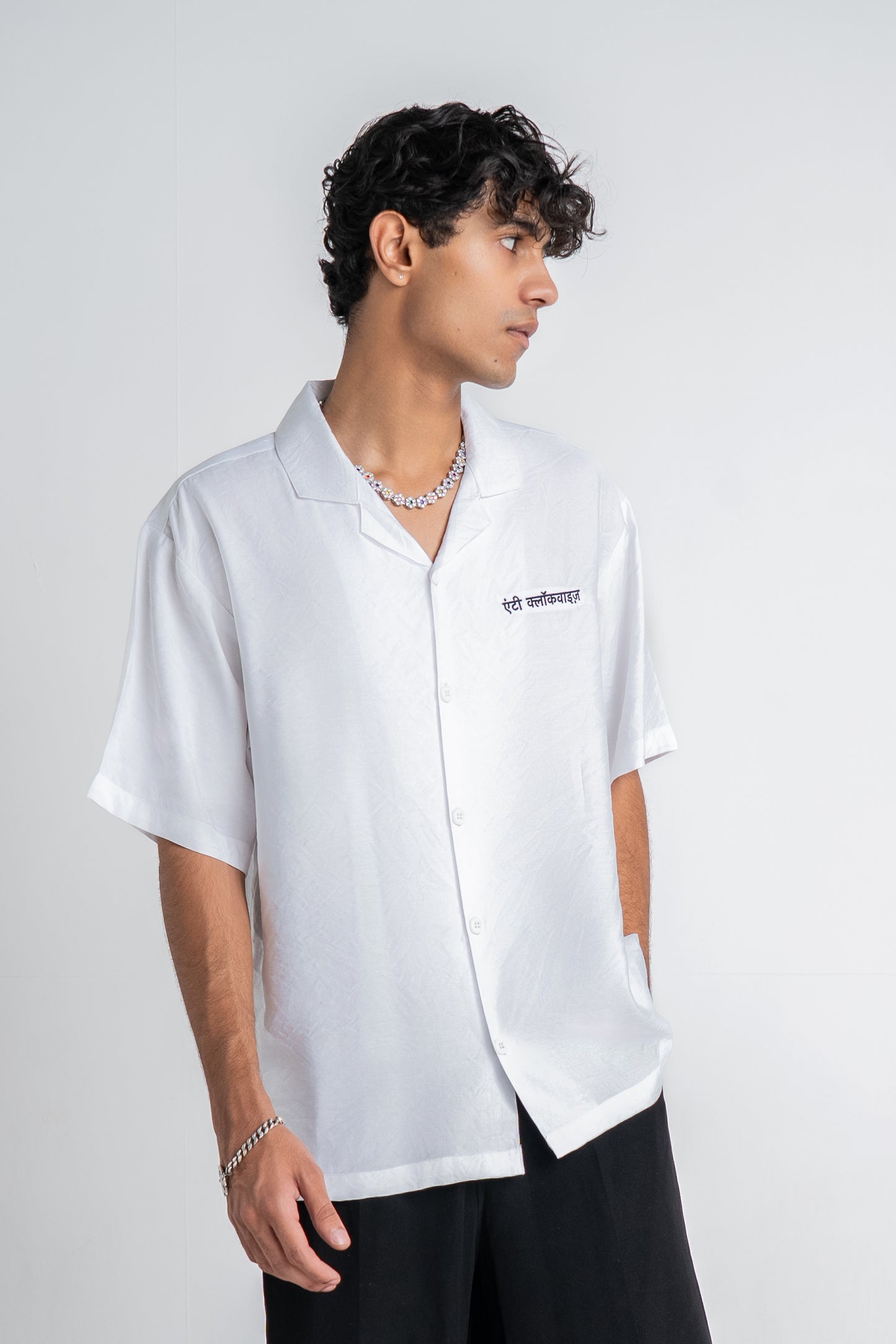 White Paper Crushed Shirt