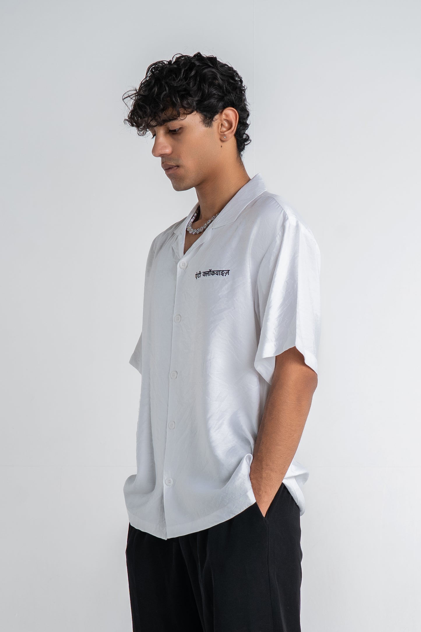 White Paper Crushed Shirt