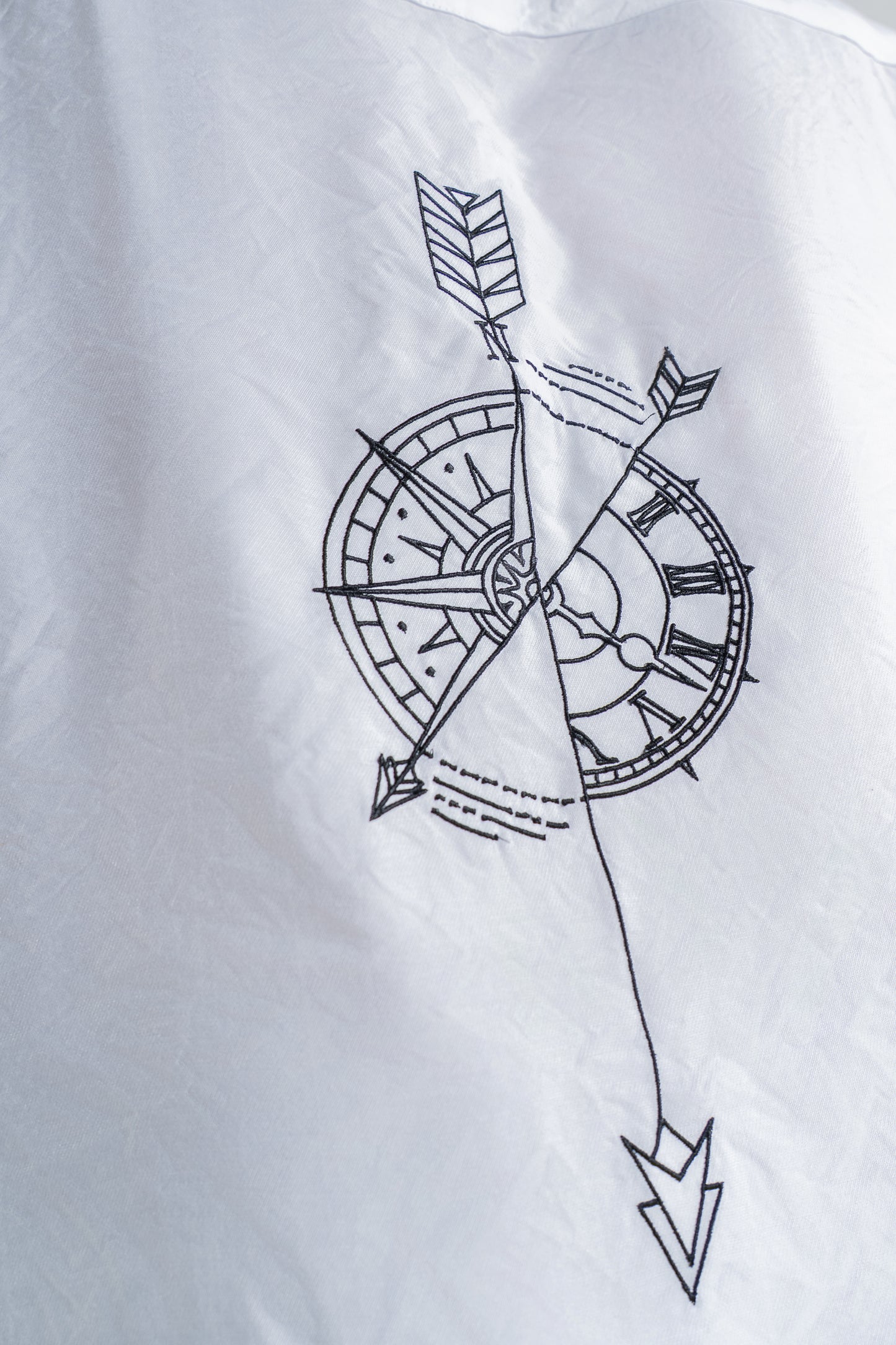 White Paper Crushed Shirt