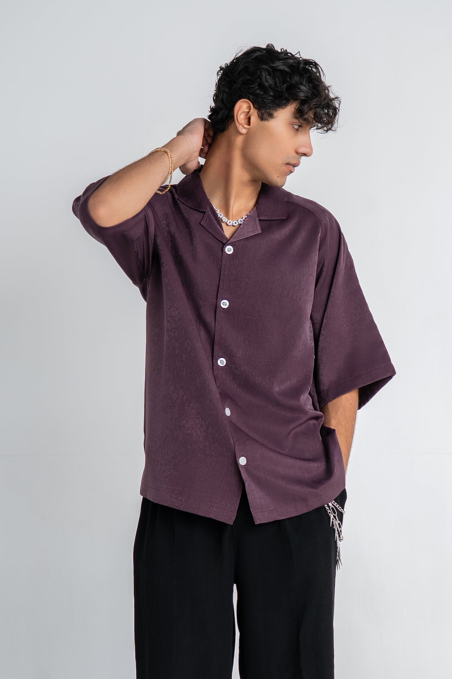 Plum Raglan Shirt