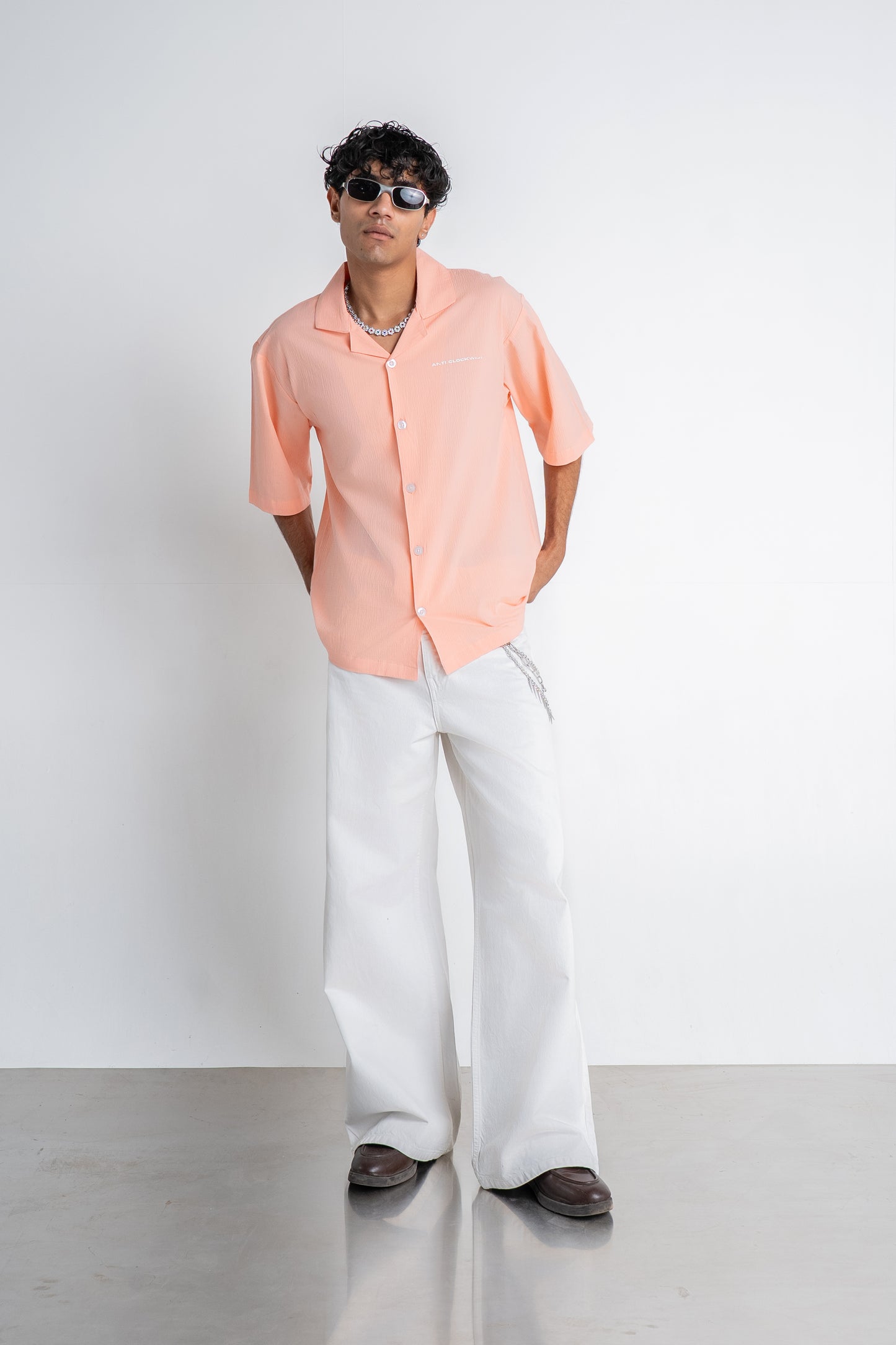 Coral Peach Boxbo Shirt