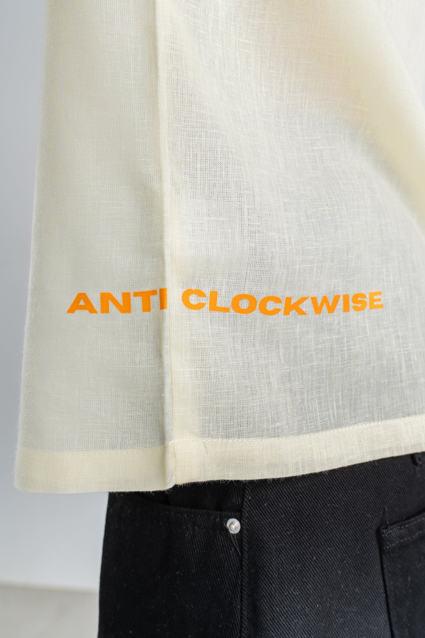 Lemon Yellow Linen Shirt