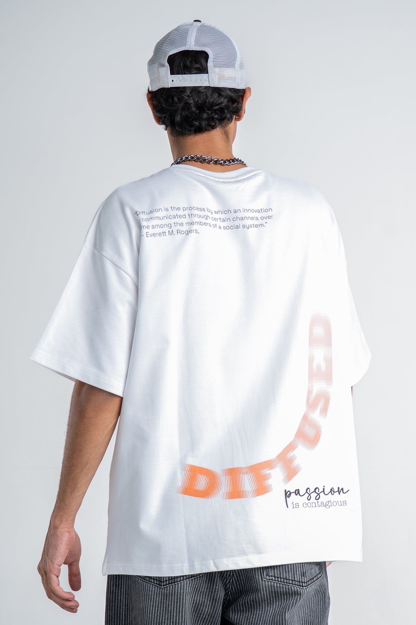 Diffused White T-shirt