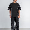 Piping Black T-shirt