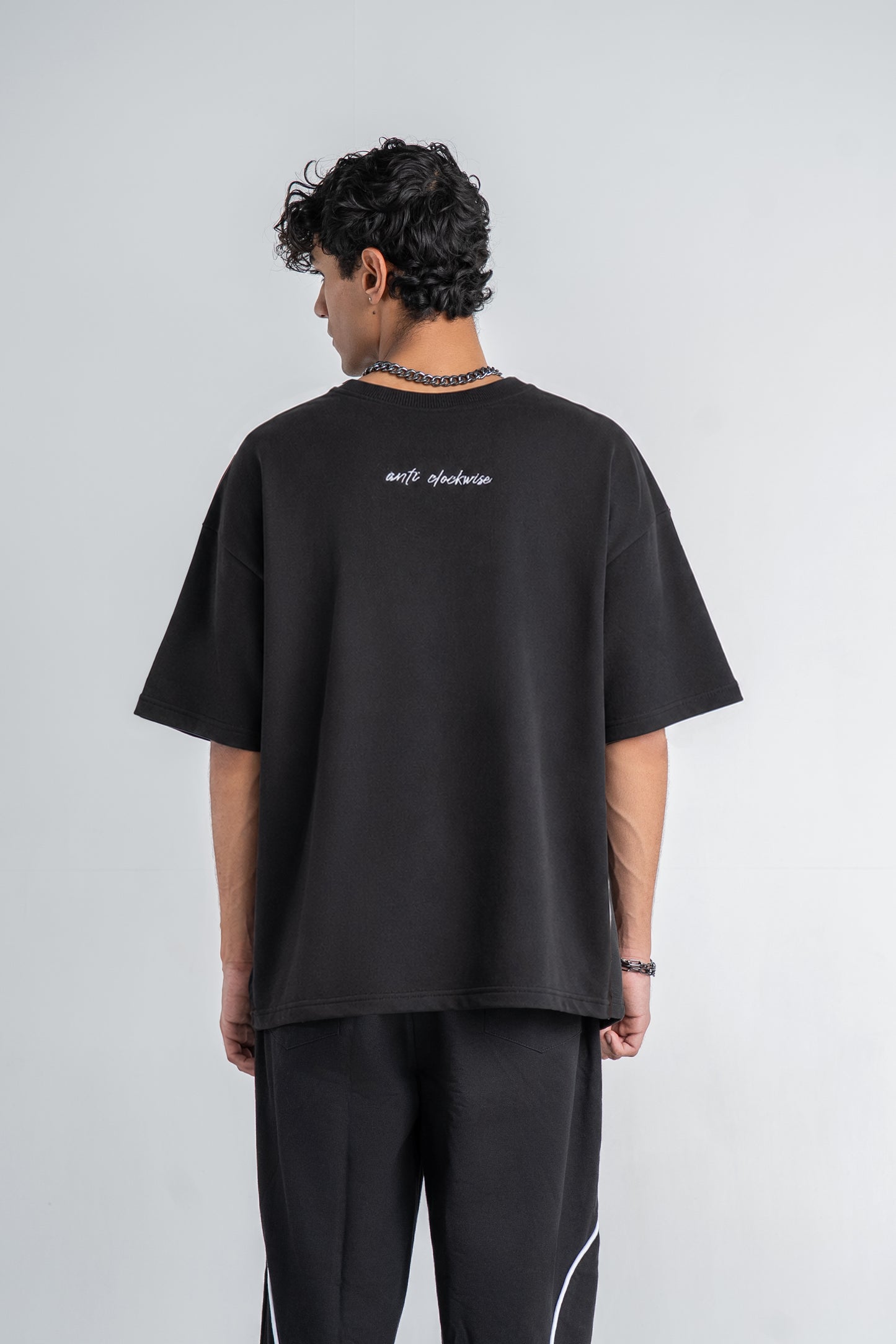 Piping Black T-shirt
