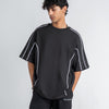 Piping Black T-shirt