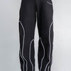 Spiral Piping Black Sweatpant