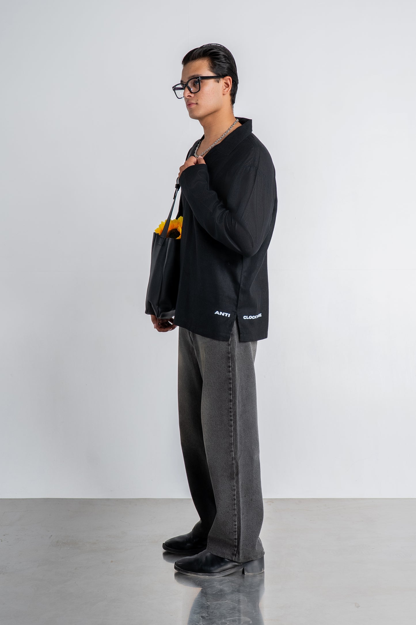Black linen Shirt
