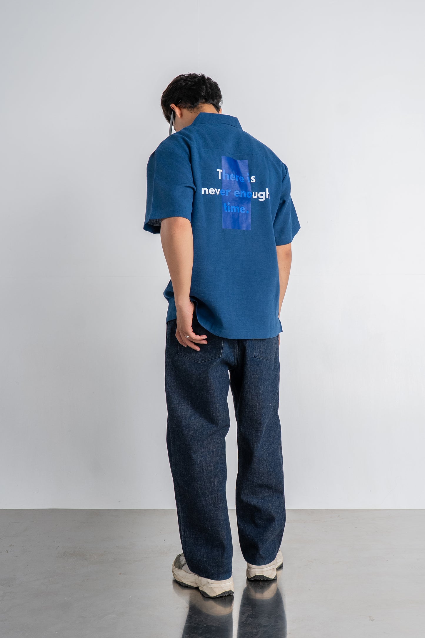 Cobalt Blue Cotton Shirt