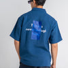 Cobalt Blue Cotton Shirt