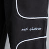 Square Piping Black Sweatpant