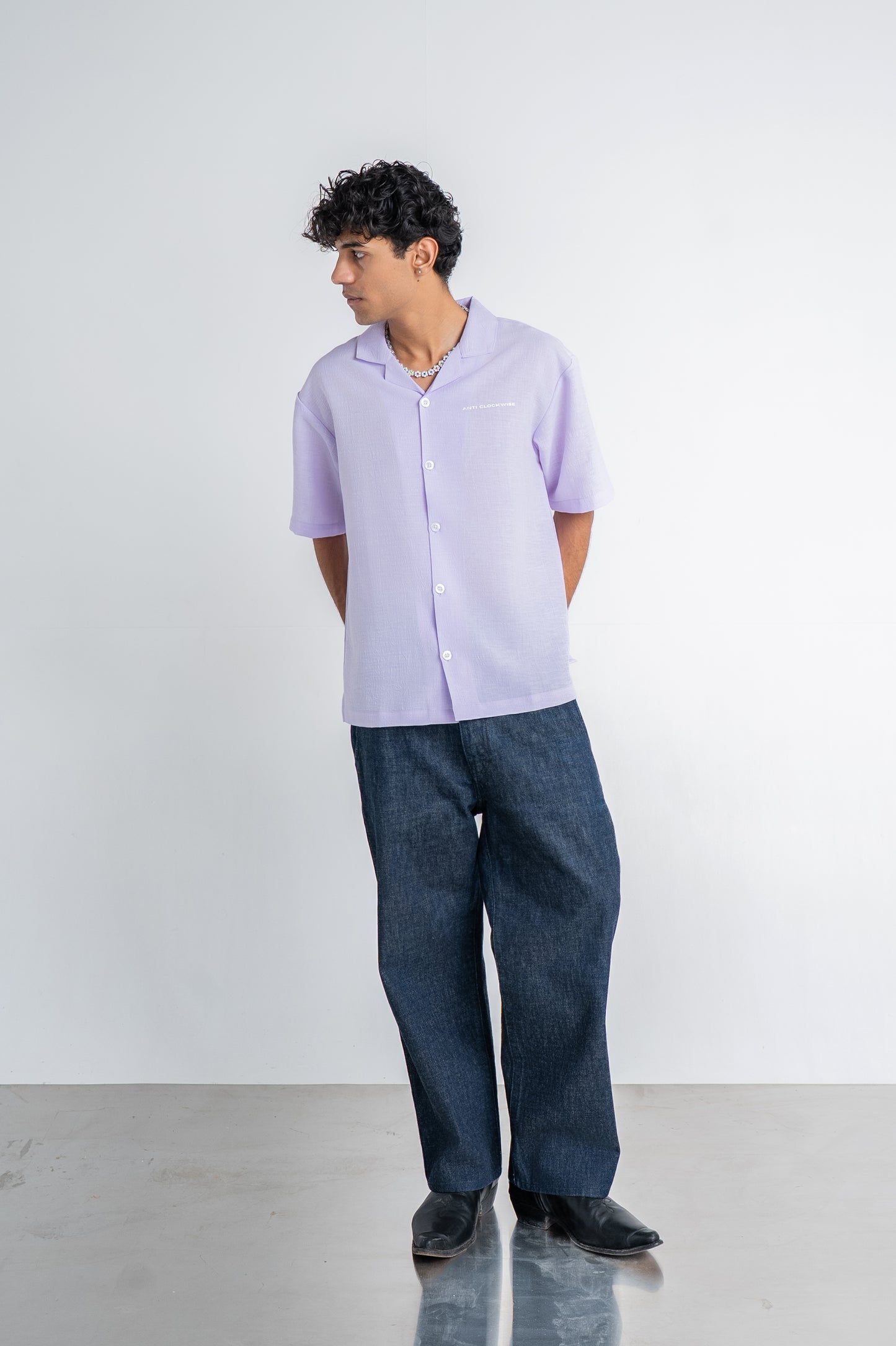 Lavender Cotton Shirt