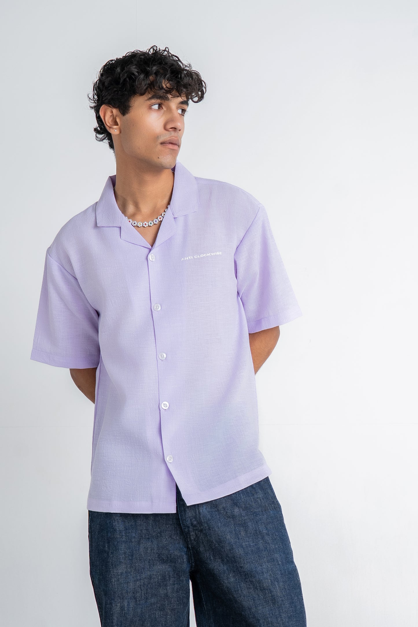 Lavender Cotton Shirt
