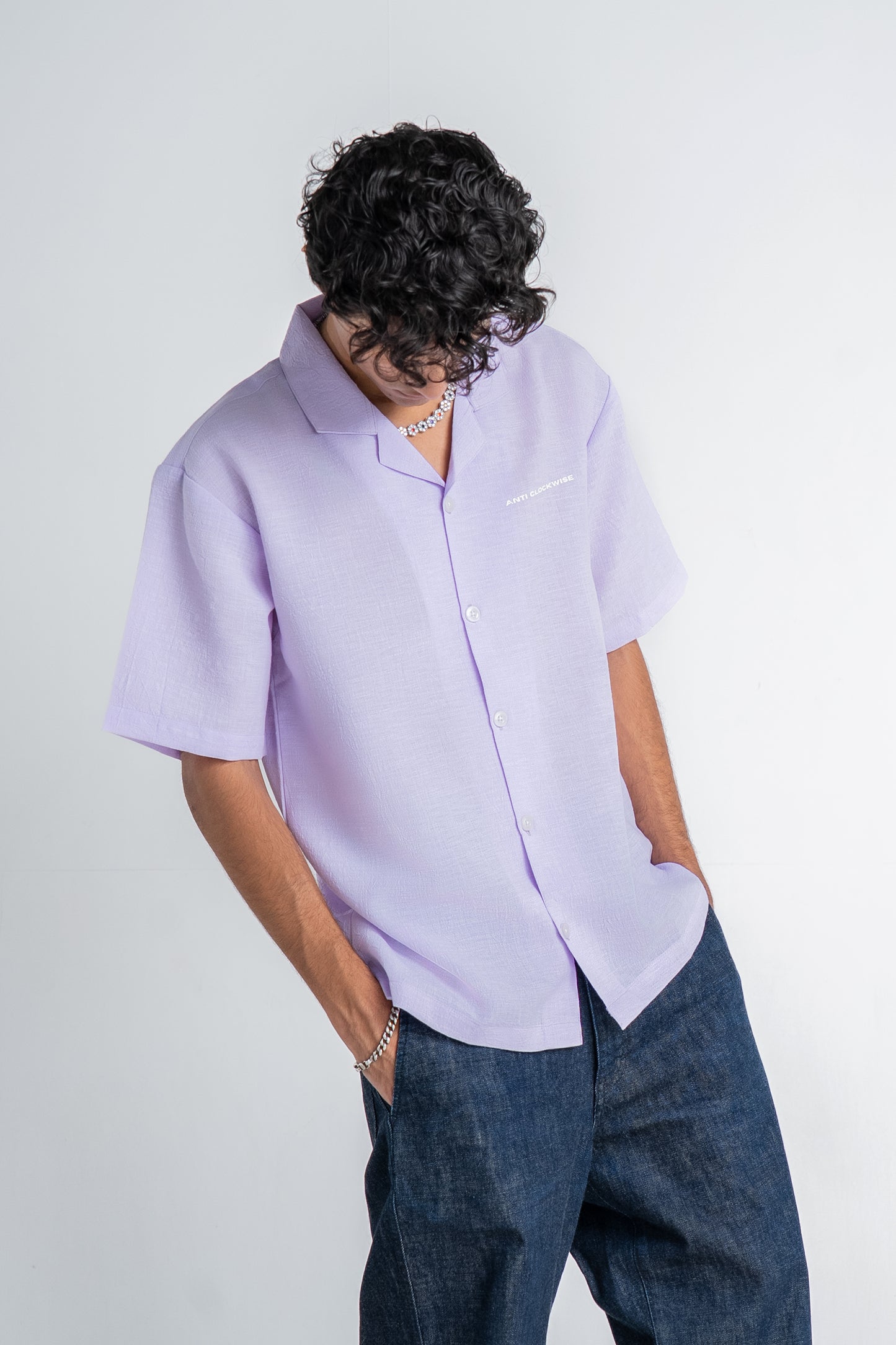 Lavender Cotton Shirt