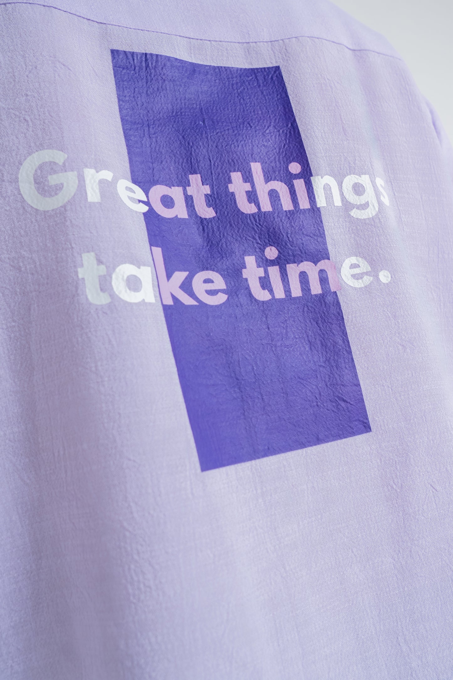 Lavender Cotton Shirt