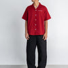 Crimson Red Cotton Shirt