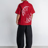 Crimson Red Cotton Shirt