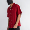 Crimson Red Cotton Shirt