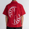 Crimson Red Cotton Shirt