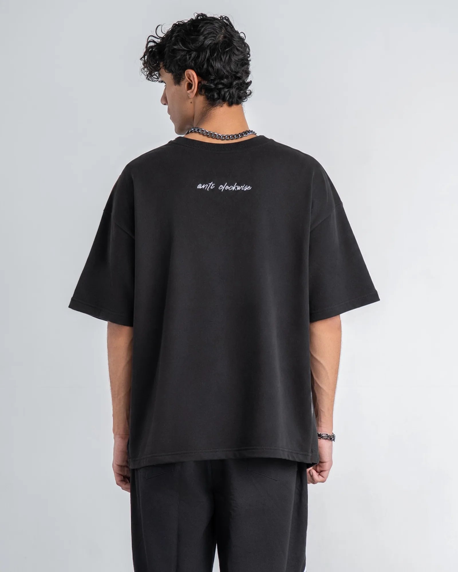 Piping Black T-shirt