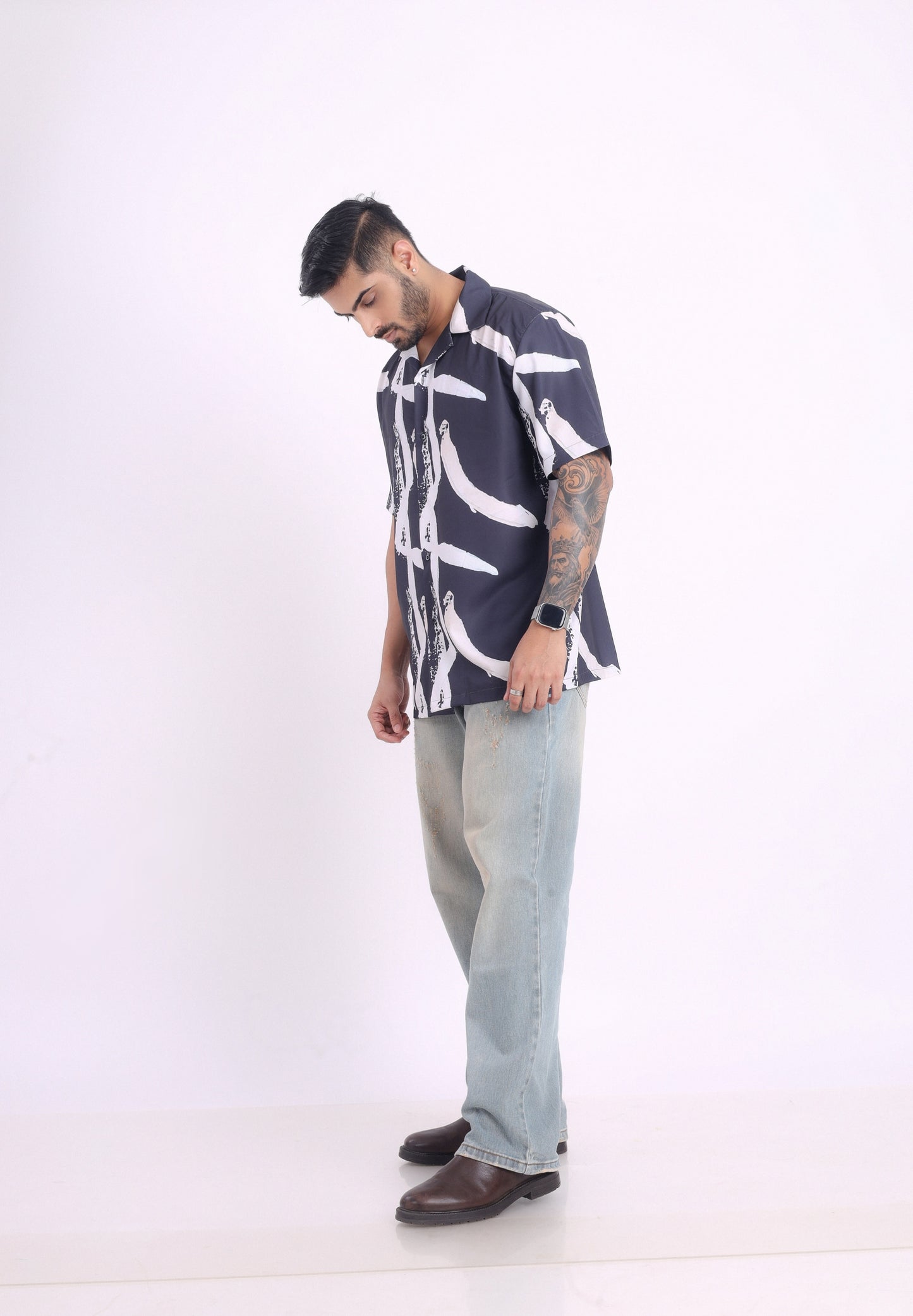 Brushstroke Noir Shirt