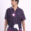 Violet Ink Splash Shirt