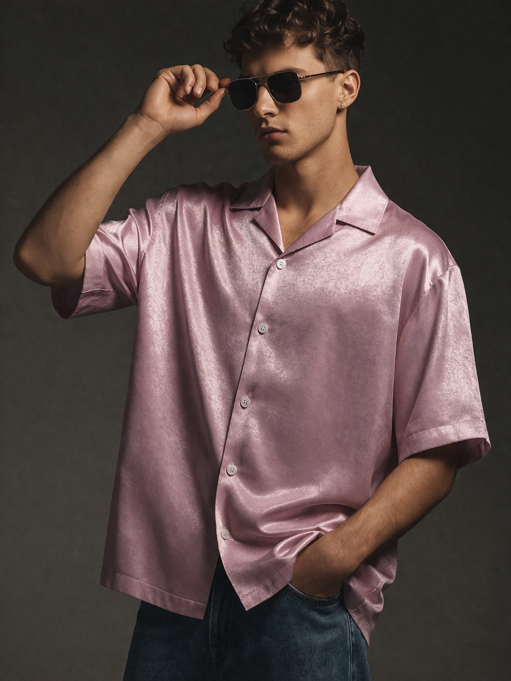 PINK SNOW SHIRT