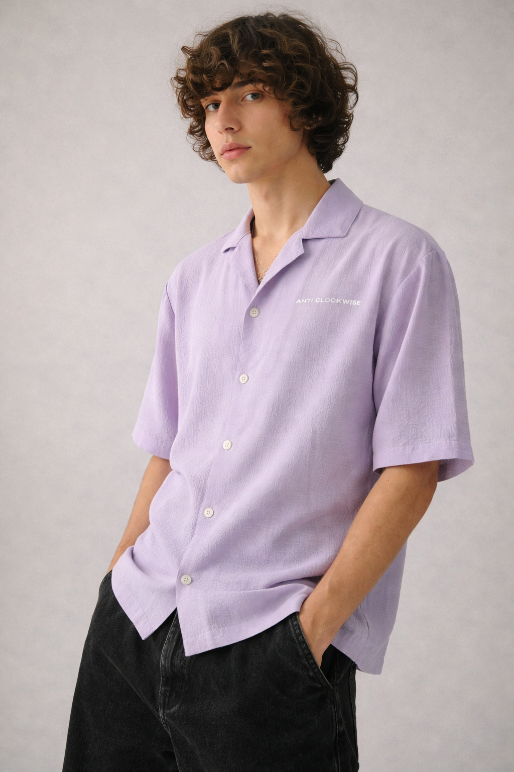 LAVENDER COTTON SHIRT
