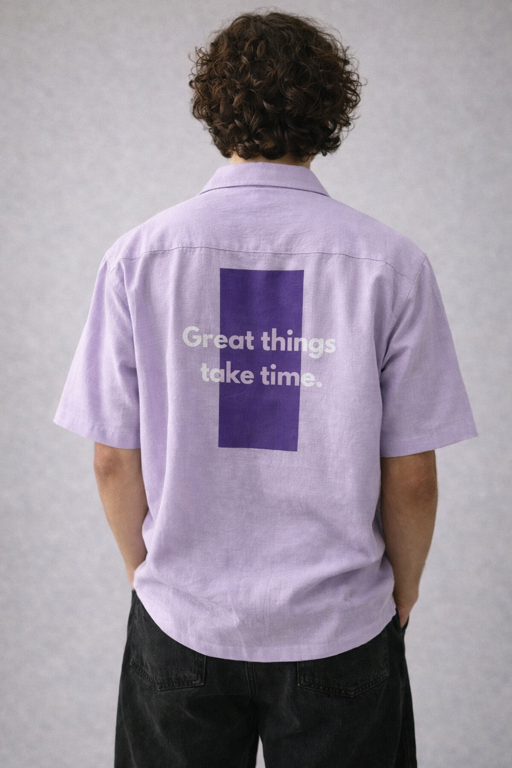 LAVENDER COTTON SHIRT