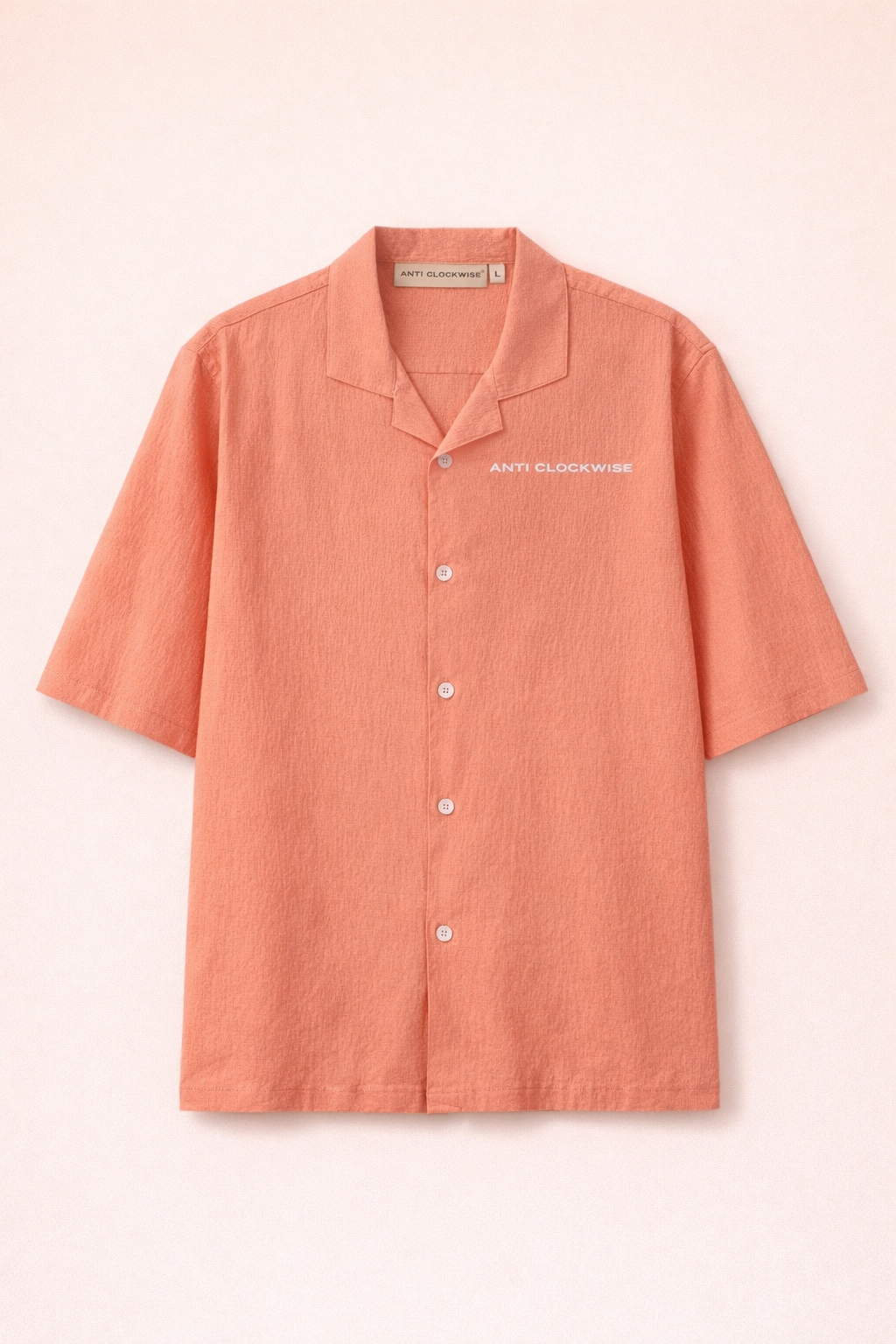 CORAL PEACH BOXBO SHIRT