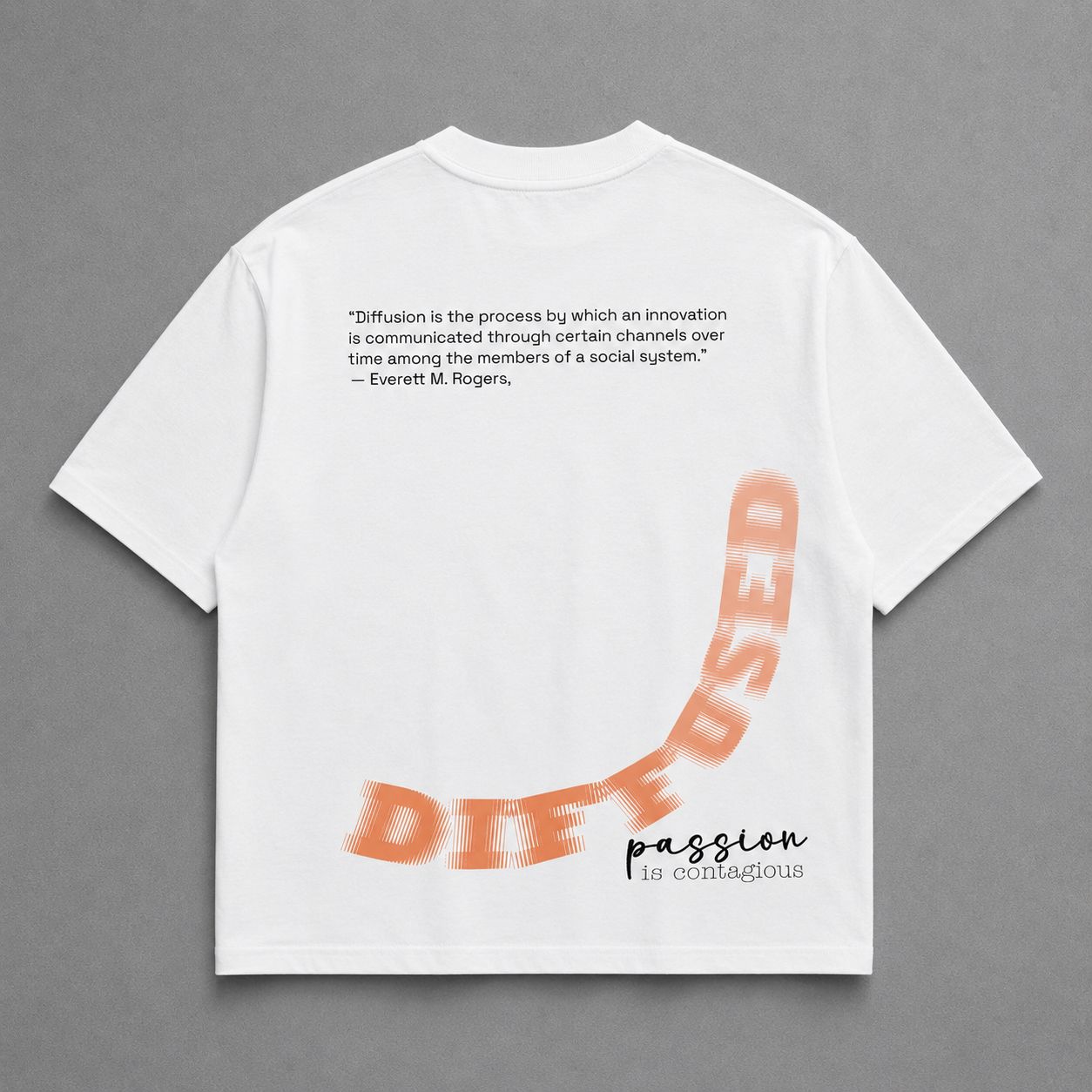 Diffused Tee | White T - Shirt