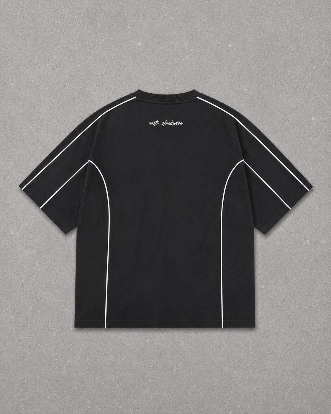 Piping T-shirt | Black